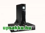 SPS MID 3000RTI 0.9 Online rack/tower LCD szünetmentes tápegység (felújított új akkuval, jótálással)