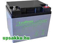 Leaftron LTG 40Ah 12V gél-zselés UPS és ciklikus akkumulátor (long-life, 10év)