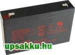 CSB HRL 9Ah 6V UPS akkumulátor HRL634WF2 - kis sérülés, 1db!